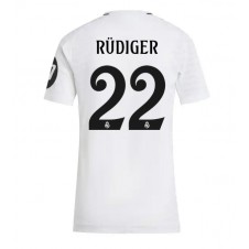 Real Madrid Antonio Rudiger #22 Hemmatröja Dam 2024-25 Korta ärmar